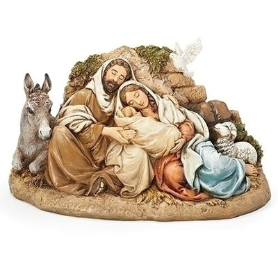 Holy Family Resting Statue 9 1/2