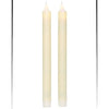 2 Pc Ivory Tapers 9"H - Unique Catholic Gifts