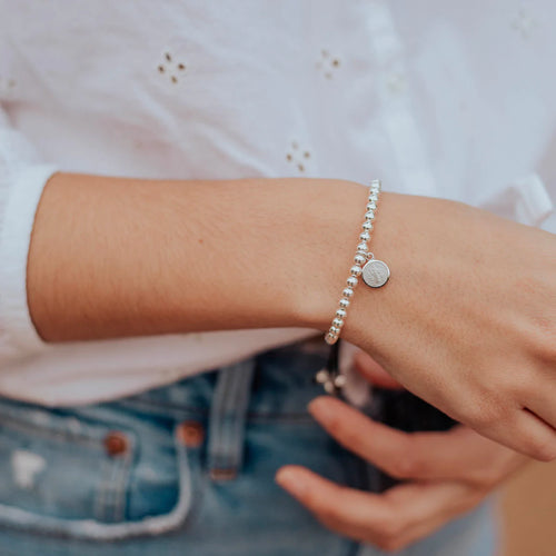 Sterling Silver Beaded Benedictine Blessing Bracelet - Unique Catholic Gifts