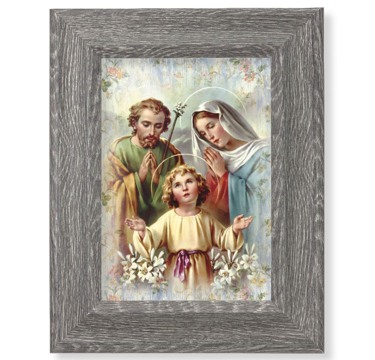 Holy Family Plaque in 147 Frame - Unique Catholic Gifts