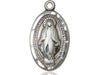 Sterling Silver Miraculous Medal 5/8" with 18" chain - Unique Catholic Gifts