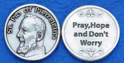 St. Padre Pio Italian Pocket Token Coin - Unique Catholic Gifts