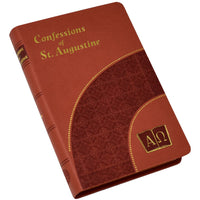 Confessions of St. Augustine (Burgundy) - Unique Catholic Gifts