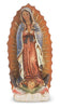 Our Lady of Guadalupe Hand Painted Solid Resin Statue (4") - Unique Catholic Gifts