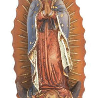 Our Lady of Guadalupe Hand Painted Solid Resin Statue (4") - Unique Catholic Gifts