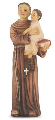 St. Anthony Hand Painted Solid Resin Statue (4
