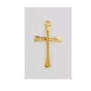 18k Gold over Sterling Silver Cross (11/16") - Unique Catholic Gifts