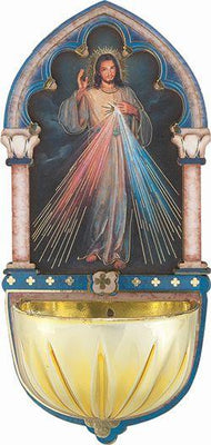 Divine Mercy Multi- Dimensional Holy Water Font (5