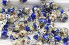 Authentic Blue Cloisonne Rosary 22", 8MM,Italian and Prayer - Unique Catholic Gifts