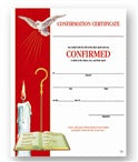 Confirmation Certificates 8x10 with envelopes - Unique Catholic Gifts