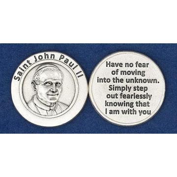 St. John Paul II Italian Pocket Token Coin - Unique Catholic Gifts