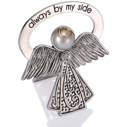 Bedside Angel Feather (2 1/2") - Unique Catholic Gifts