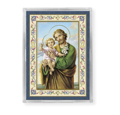Saint Joseph Acrylic Easel with Magnet 3 x2