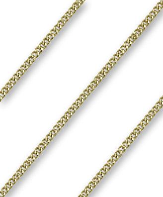 Gold Plate Curb Endless Chain (24") - Unique Catholic Gifts