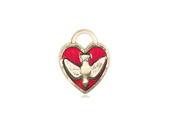 14kt Gold Filled Confirmation Pendant on a 18 inch Gold Filled Light Curb Chain - Unique Catholic Gifts