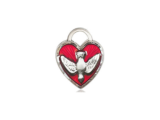 Sterling Silver Confirmation Pendant on a 18 inch Sterling Silver Light Curb Chain - Unique Catholic Gifts