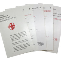 Inserts (Liturgy Of The Hours) - Unique Catholic Gifts