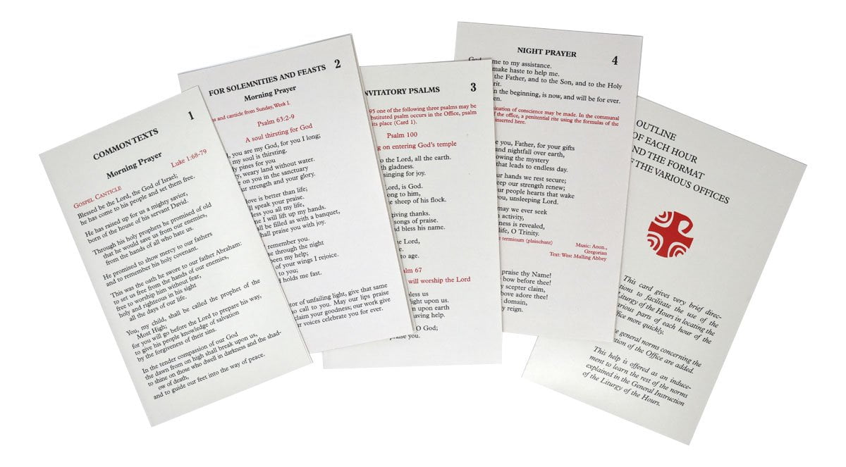 Inserts (Liturgy Of The Hours) - Unique Catholic Gifts