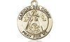14kt Gold Filled  Caridad del Cobre Pendant on a Gold Filled Chain - Unique Catholic Gifts