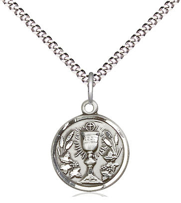 Sterling Silver Communion Chalice Pendant  (1/2") - Unique Catholic Gifts