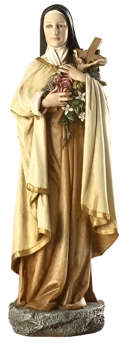 St. Therese Statue/ St Therese of Lisieux 10 inch - Unique Catholic Gifts