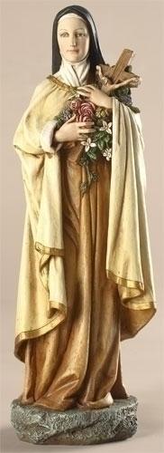 St. Therese Statue/ St Therese of Lisieux 10 inch - Unique Catholic Gifts