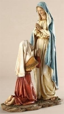 Our Lady of Lourdes with Bernadette Statue (10 1/2