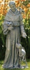 St Francis W/deer Garden Statue 36.5"H - Unique Catholic Gifts