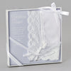 Baptism Bonnet and  Wedding Handkerchief Heirloom - Unique Catholic Gifts
