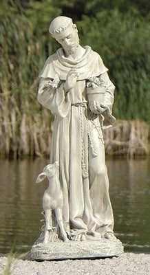 St Francis W/fawn Garden Statue 18