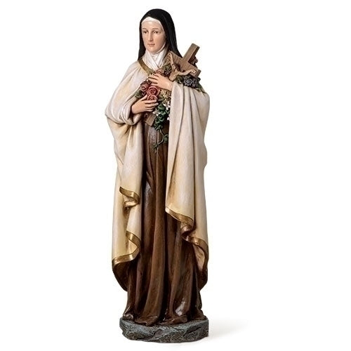 St Therese Figurine Statue 13.75" - Unique Catholic Gifts