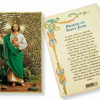 Saint Jude Gold Foil Mosaic Plaque (4"x 6" ) - Unique Catholic Gifts