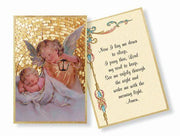Guardian Angel Gold Foil Mosaic Plaque (4x6") - Unique Catholic Gifts