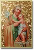 Saint Joseph Gold Foil Mosaic Plaque (4 x 6") - Unique Catholic Gifts