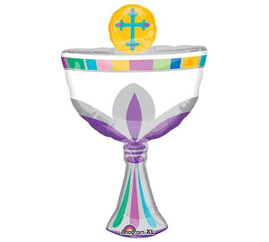 31"  Communion Cup Balloon - Unique Catholic Gifts