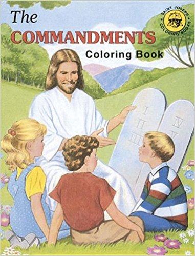 The Commandments Coloring Book - Unique Catholic Gifts