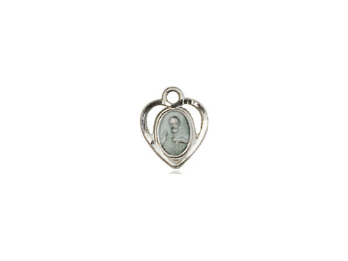 Sterling Silver Scapular Pendant on a 18 inch Sterling Silver Light Curb Chain - Unique Catholic Gifts