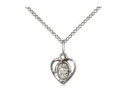 Sterling Silver St Joseph Medal 18" - Unique Catholic Gifts