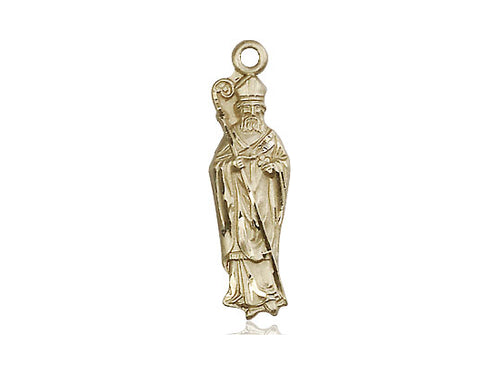 14kt Gold Filled St Patrick Medal 24" - Unique Catholic Gifts