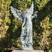Angel W/lighted Lantern 38"H - Unique Catholic Gifts