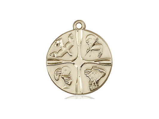 14kt Gold Filled Christian Life Medal - Unique Catholic Gifts