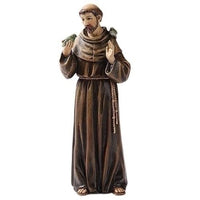 St. Francis Figurine Statue (6") - Unique Catholic Gifts