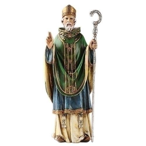 St. Patrick Statue (6") Patron Saint of Ireland - Unique Catholic Gifts