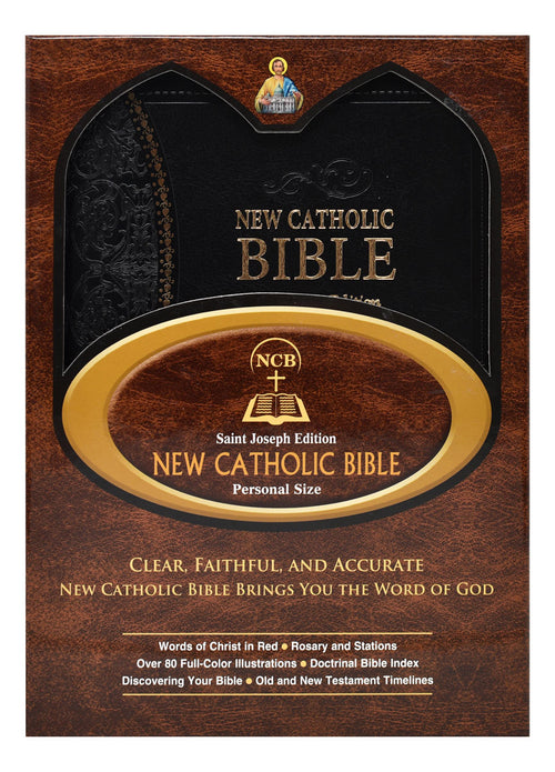 St. Joseph New Catholic Bible (Gift Edition-Personal Size) Black - Unique Catholic Gifts