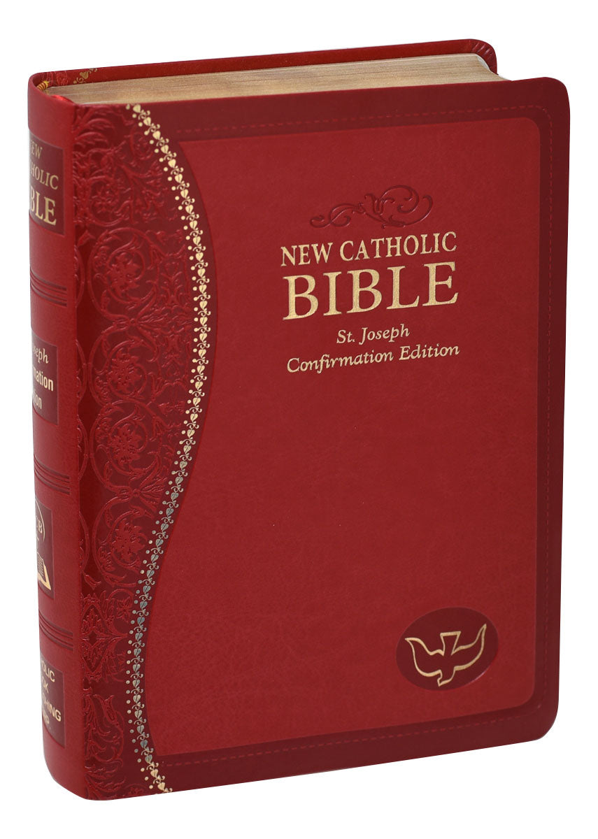 Confirmation St. Joseph New Catholic Bible (Gift Edition-Personal Size)Red - Unique Catholic Gifts