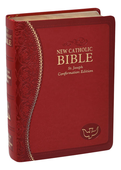 Confirmation St. Joseph New Catholic Bible (Gift Edition-Personal Size)Red - Unique Catholic Gifts