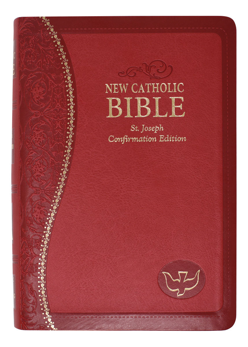 Confirmation St. Joseph New Catholic Bible (Gift Edition-Personal Size)Red - Unique Catholic Gifts