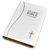 St. Joseph New Catholic Bible (Gift Edition-Personal Size) White - Unique Catholic Gifts