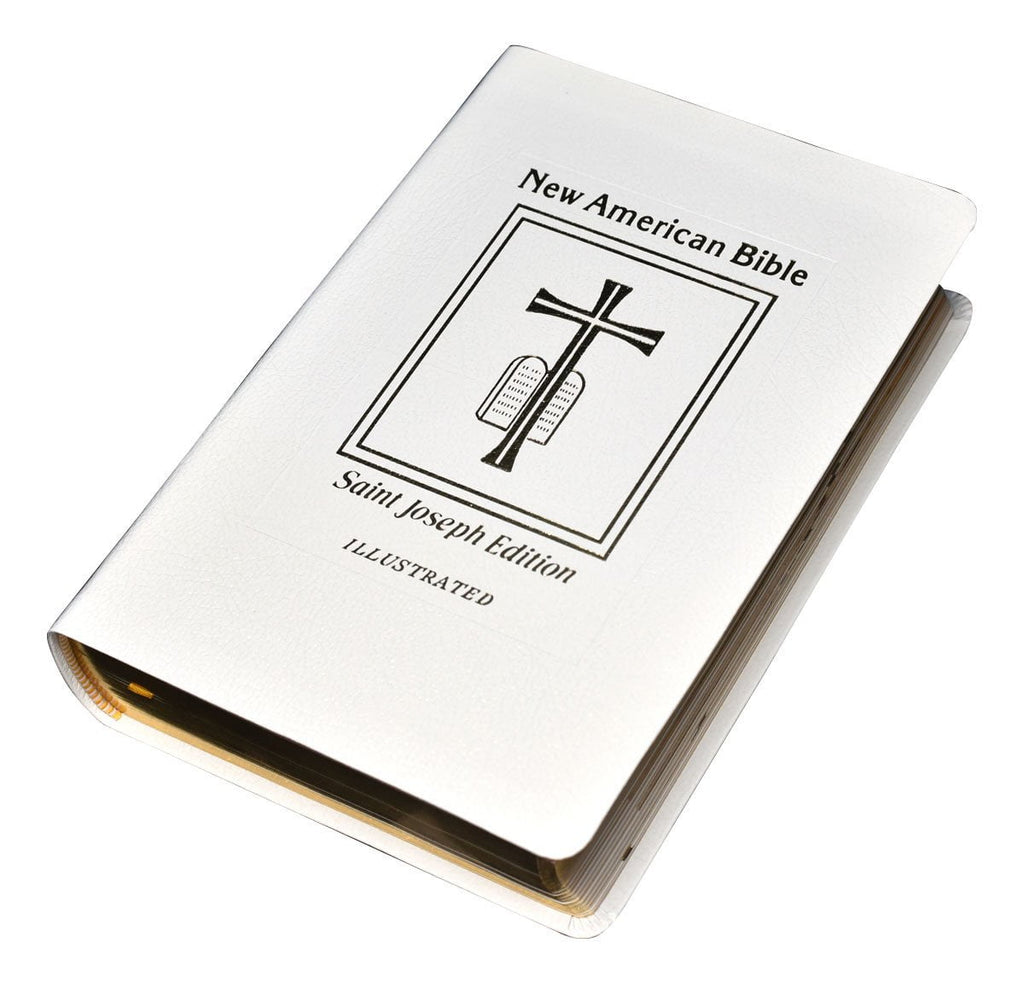 St. Joseph N.a.b. (Deluxe Gift Edition - Medium Size) White - Unique Catholic Gifts