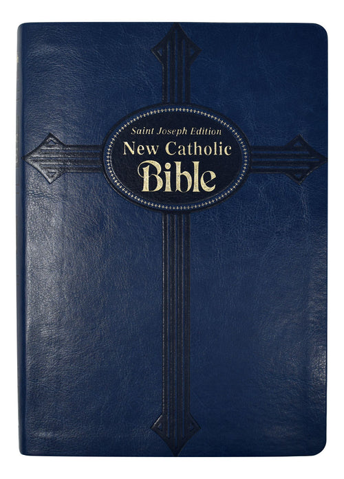 St. Joseph New Catholic Bible, Gift Edition, Large Type, Blue - Unique Catholic Gifts